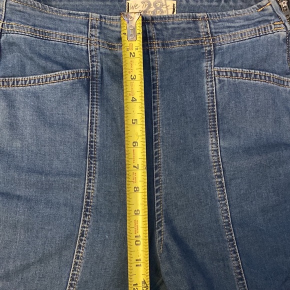 We The Free Just Float on High Waisted Flare Bell Bottom Boho Jeans - Picture 11 of 12